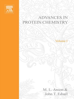 cover image of Advances in Protein Chemistry
